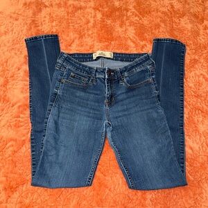 Hollister Blue Skinny Jeans with Modern Stretch Fit